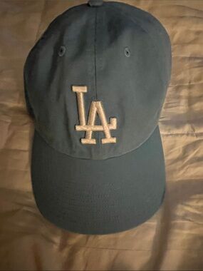 LA Dodgers 47 Brand Teal Baseball Cap with White Logo Stitching